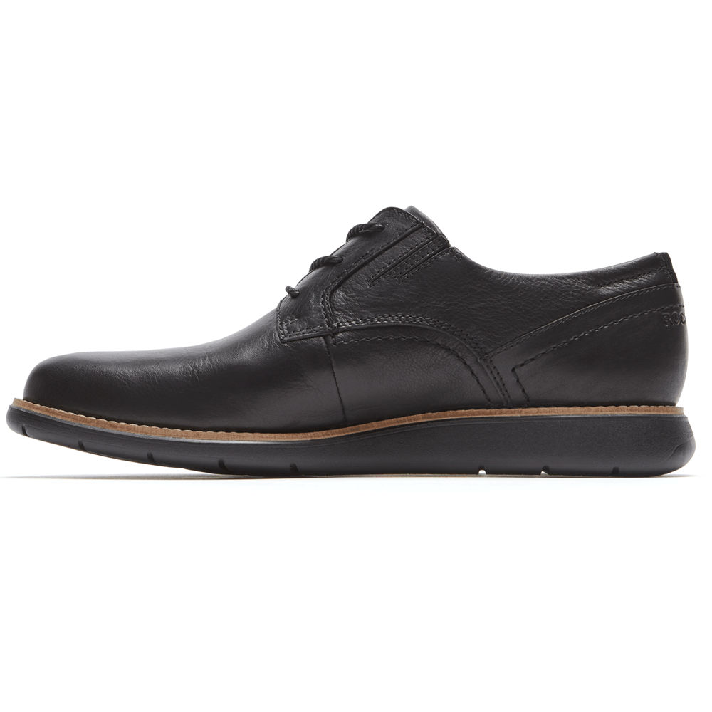 Sapatos Sociais Rockport Homem Pretas - Total Motion Sport Plain Toe - 38716YMJN